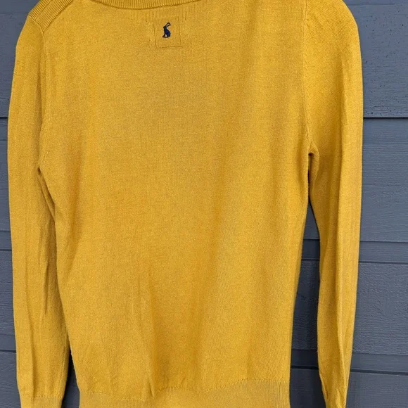 Joules Mustard Sweater with Dachshund Motif - Picture 4 of 4